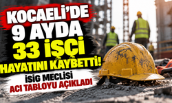 Kocaeli’de 9 ayda 33 işçi hayatını kaybetti! İSİG Meclisi acı tabloyu açıkladı
