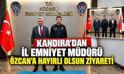 Kandıra'dan İl Emniyet Müdürü Özcan'a Hayırlı Olsun Ziyareti