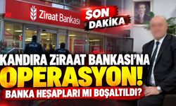Kandıra Ziraat Bankası'na Operasyon! Banka Hesapları Mı Boşaltıldı?