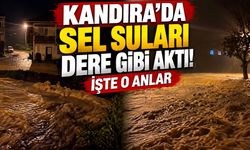 Kandıra Küçüklü Köyü’nde Sel Suları Dere Gibi Aktı! İşte O Anlar