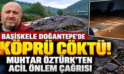 Başiskele Doğantepe’de Dere Taştı, Köprü Çöktü! Muhtar Öztürk’ten Acil Önlem Çağrısı