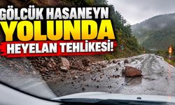 Gölcük Hasaneyn Yolunda Heyelan Tehlikesi
