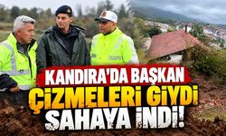 Kandıra'da Başkan Çizmeleri Giydi, Sahaya İndi