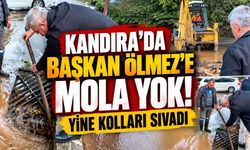 Kandıra’da Başkan Ölmez’e Mola Yok! Yine Kolları Sıvadı