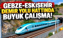 Gebze-Eskişehir Demir Yolu Hattında Büyük Çalışma