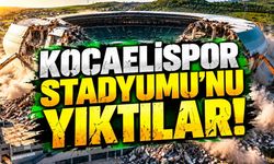Kocaelispor Stadyumu'nu Yıktılar