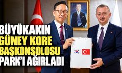 Büyükakın, Güney Kore Başkonsolosu Park’ı Ağırladı