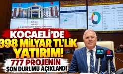 Kocaeli’de 398 milyar TL’lik yatırım! 777 projenin son durumu açıklandı
