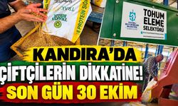 Kandıra’da Çiftçilerin Dikkatine! Son Gün 30 Ekim