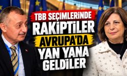 TBB Seçimlerinde Rakip Olan Ayşe Ünlüce ile Tahir Büyükakın Avrupa Konseyi’nde Yan Yana Geldi