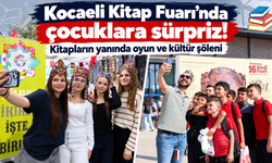 Kocaeli Kitap Fuarı'nda çocuklara sürpriz! Kitapların yanında oyun ve kültür şöleni