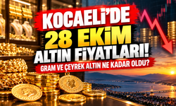 Kocaeli'de 28 Ekim altın fiyatları! Gram ve çeyrek altın ne kadar oldu?