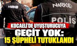 Kocaeli’de Uyuşturucuya Geçit Yok: 15 Şüpheli Tutuklandı