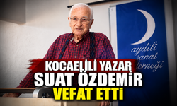 Kocaeli edebiyat dünyasının acı kaybı! Yazar Suat Özdemir hayatını kaybetti