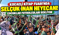 Kocaeli Kitap Fuarı’nda Selçuk İnan heyecanı! Çocuklar futbolcuları bekliyor