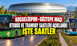 Kocaelispor–Göztepe maçı otobüs ve tramvay saatleri açıklandı! İşte Saatler