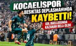 Kocaelispor Beşiktaş deplasmanında kaybetti! Gol düellosunda kazanan belli oldu
