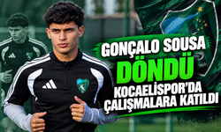 Gonçalo Sousa döndü, Kocaelispor’da çalışmalara katıldı