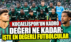 Kocaelispor'un Kadro Değeri Ne Kadar: İşte En Değerli Futbolcular