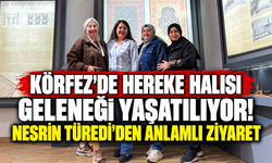 Körfez'de Hereke halısı geleneği yaşatılıyor! Nesrin Türedi'den anlamlı ziyaret