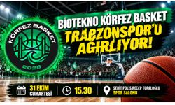 Biotekno Körfez Basket, Trabzonspor'u ağırlıyor! Hedef galibiyet