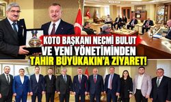 KOTO Başkanı Necmi Bulut ve yeni yönetiminden Tahir Büyükakın’a ziyaret!