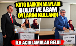 KOTO Başkan Adayları Bulut ve Asam Oylarını Kullandı: İlk Açıklamalar Geldi