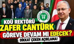 KOÜ Rektörü Zafer Cantürk Göreve Devam mı Edecek? Dikkat Çeken Açıklama!
