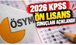 2026 KPSS ön lisans sonuçları açıklandı! ÖSYM sonuç sorgulama ekranı erişime açıldı