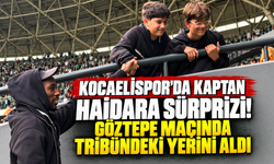 Kocaelispor'da kaptan Haidara sürprizi! Göztepe maçında tribündeki yerini aldı