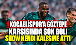 Kocaelispor'a Göztepe karşısında şok gol! Show kendi kalesine attı