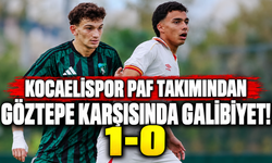 Kocaelispor PAF takımından Göztepe karşısında galibiyet! 1-0