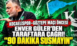 Kocaelispor–Göztepe maçı öncesi Enver Güler'den taraftara çağrı! “90 dakika susmayın”