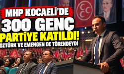 MHP Kocaeli'de 300 genç partiye katıldı! Öztürk ve Emengen de törendeydi