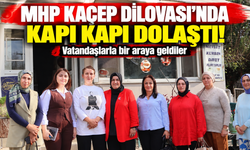 MHP KAÇEP Dilovası'nda kapı kapı dolaştı! Vatandaşlarla bir araya geldiler