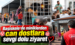 Başiskele’de miniklerden can dostlara sevgi dolu ziyaret