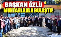 Başkan Özlü Başiskele'de muhtarlarla buluştu! Bu sene muhtarlar gününde yas vardı