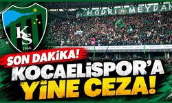 Kocaelispor'a yine ceza! PFDK'dan tribün yasağı ve 100 bin TL para cezası