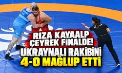 Rıza Kayaalp çeyrek finalde! Ukraynalı rakibini 4-0 mağlup etti