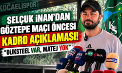 Selçuk İnan'dan Göztepe maçı öncesi kadro açıklaması! Dijksteel var, Matej yok