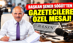 Başkan Şener Söğüt'ten gazetecilere özel mesaj! “Kamuoyunun sesi oluyorlar”