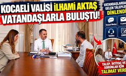 Kocaeli Valisi İlhami Aktaş vatandaşlarla buluştu! Talep ve sorunları dinledi