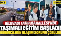 Dilovası Fatih Mahallesi’nde taşımalı eğitim başladı! Öğrencilerin ulaşım sorunu çözüldü