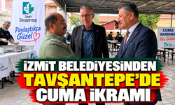İzmit Belediyesinden Tavşantepe’de cuma ikramı