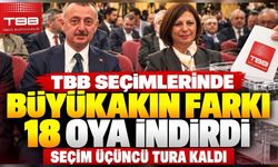 TBB seçimlerinde Büyükakın farkı 18 oya indirdi, seçim üçüncü tura kaldı