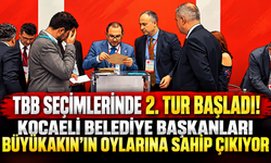 TBB seçimlerinde 2. tur başladı! Kocaeli belediye başkanları Büyükakın’ın oylarına sahip çıkıyor