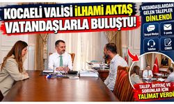 Kocaeli Valisi İlhami Aktaş vatandaşlarla buluştu! Talep ve sorunları dinledi