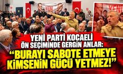Yeni Parti Kocaeli Ön Seçiminde Gergin Anlar: "Burayı Sabote Etmeye Kimsenin Gücü Yetmez!"