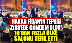 Hakan Fidan'ın tepkisi zirvede gündem oldu! 10'dan fazla ülke salonu terk etti