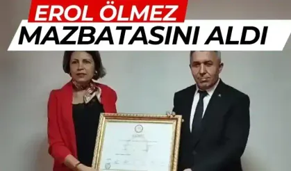 EROL ÖLMEZ MAZBATASINI ALDI